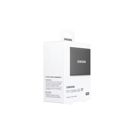 SAMSUNG Portable SSD T7 USB 3.2 500GB Titan Gray