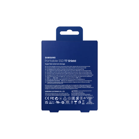 SAMSUNG Portable SSD T7 Shield USB 3.2 1TB Blu