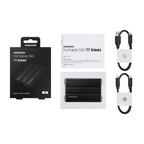 SAMSUNG Portable SSD T7 Shield USB 3.2 1TB Nero