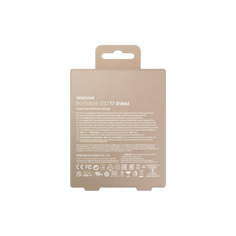 SAMSUNG Portable SSD T7 Shield USB 3.2 2TB Beige