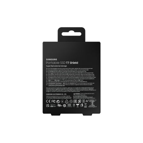 SAMSUNG Portable SSD T7 Shield USB 3.2 2TB Nero