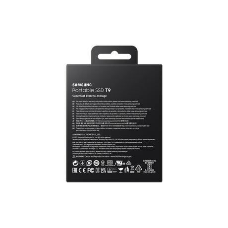 SAMSUNG Portable SSD T9 USB 3.2 1TB Black