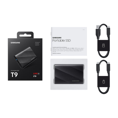 SAMSUNG Portable SSD T9 USB 3.2 2TB Black