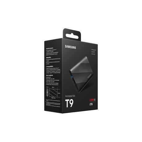 SAMSUNG Portable SSD T9 USB 3.2 2TB Black
