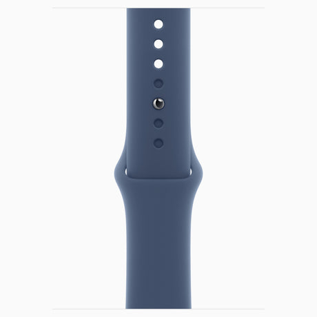 APPLE Watch Series 10 GPS, Cassa 42 mm in alluminio color argento con Cinturino Sport denim - M/L