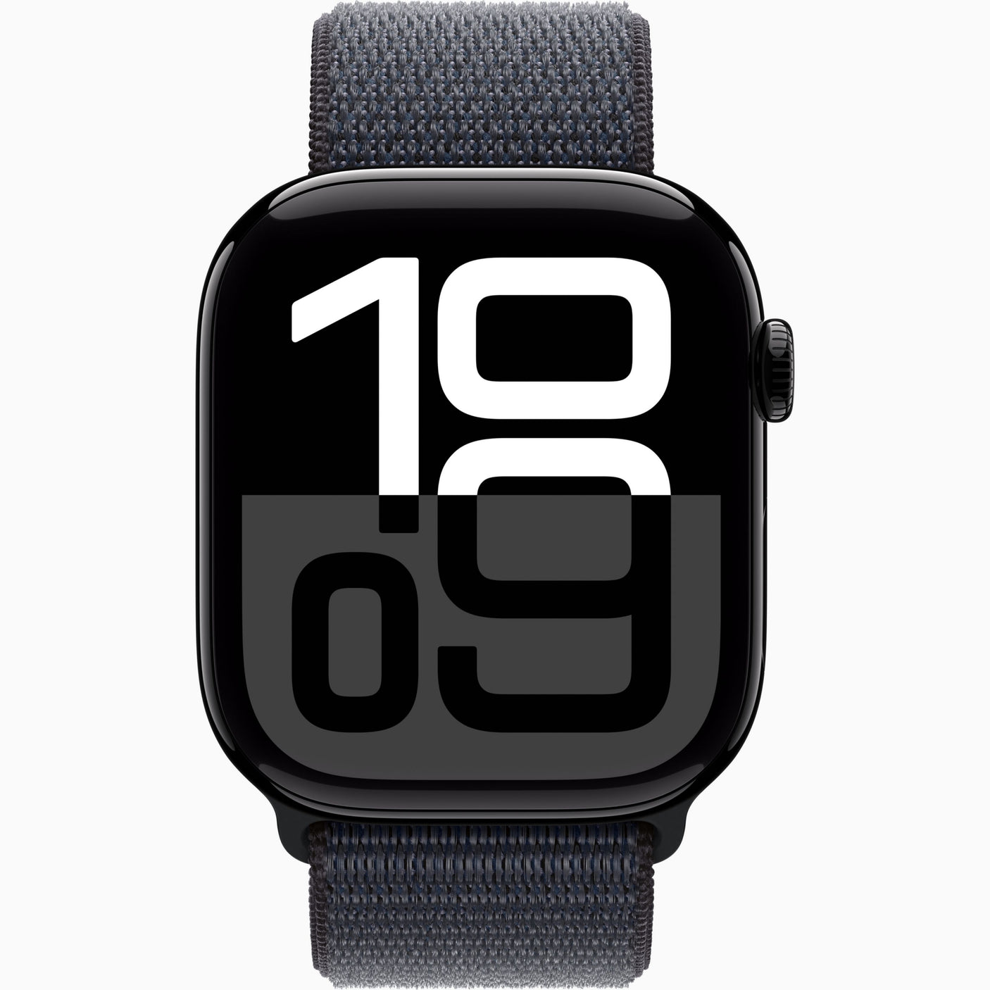 APPLE Watch Series 10 GPS, Cassa 42 mm in alluminio Jet Black con Sport Loop inchiostro