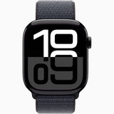 APPLE Watch Series 10 GPS, Cassa 42 mm in alluminio Jet Black con Sport Loop inchiostro