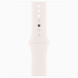 APPLE Watch Series 10 GPS, Cassa 42 mm in alluminio color oro rosa con Cinturino Sport rosa fard - M/L