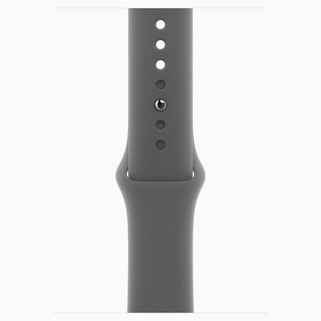APPLE Watch Series 10 GPS + Cellular, Cassa 42 mm in titanio naturale con Cinturino Sport grigio pietra - S/M