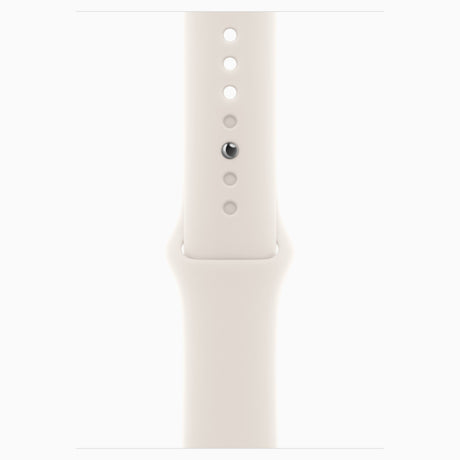 APPLE Watch Series 10 GPS + Cellular, Cassa 42 mm in titanio color oro con Cinturino Sport galassia - M/L