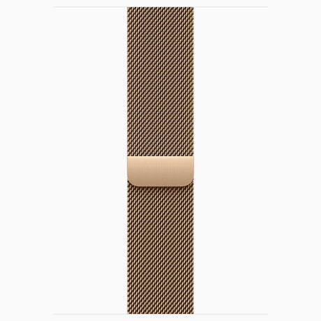APPLE Watch Series 10 GPS + Cellular, Cassa 42 mm in titanio color oro con Loop in maglia milanese color oro