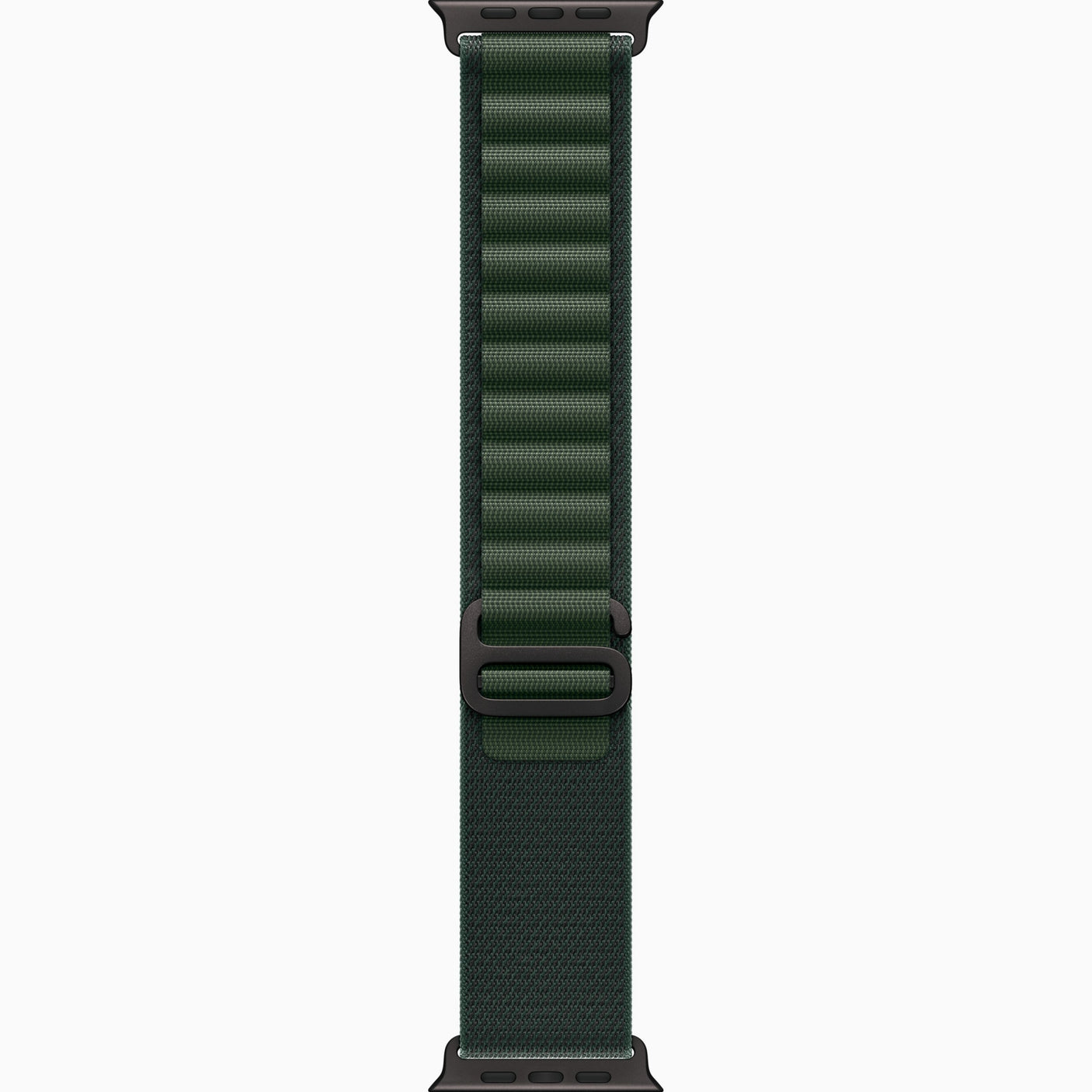 APPLE Watch Ultra 2 GPS + Cellular, Cassa 49 mm in titanio nero con Alpine Loop Verde scuro - Small