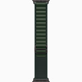 APPLE Watch Ultra 2 GPS + Cellular, Cassa 49 mm in titanio nero con Alpine Loop Verde scuro - Small