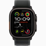 APPLE Watch Ultra 2 GPS + Cellular, Cassa 49 mm in titanio nero con Trail Loop Nero - S/M