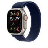 APPLE Cinturino Trail Loop Blu - S/M - Titanio naturale