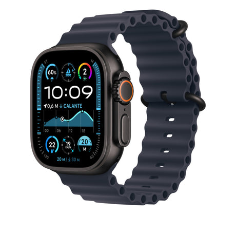 APPLE Cinturino Ocean Nero (49 mm) - Titanio Nero