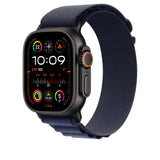 APPLE Cinturino Alpine Loop Blu navy - Small - Titanio nero