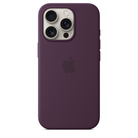 APPLE Custodia MagSafe in silicone per iPhone 16 Pro - Plum