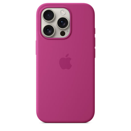 APPLE Custodia MagSafe in silicone per iPhone 16 Pro - Fuchsia