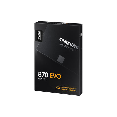SAMSUNG 870 EVO SATA 2.5” SSD 250GB Black
