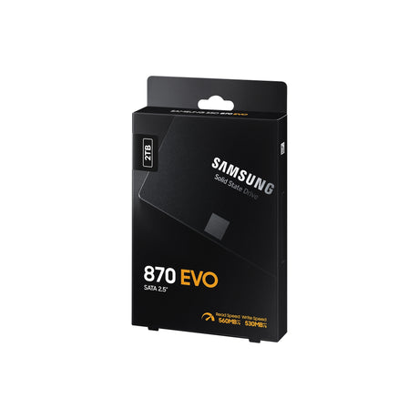 SAMSUNG 870 EVO SATA 2.5” SSD 2TB Black