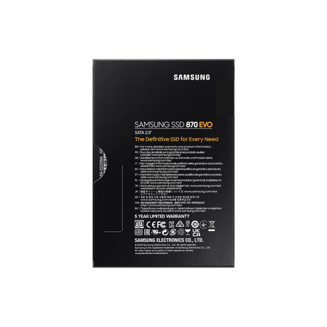 SAMSUNG 870 EVO SATA 2.5” SSD 2TB Black
