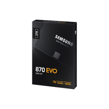 SAMSUNG 870 EVO SATA 2.5” SSD 2TB Black