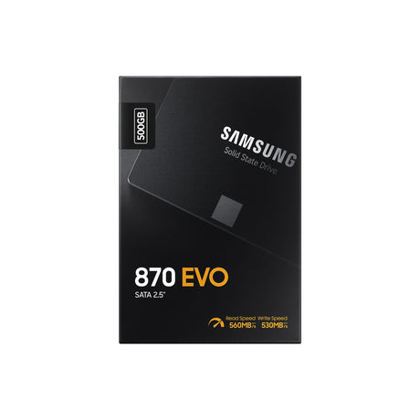 SAMSUNG 870 EVO SATA 2.5” SSD 500GB Black
