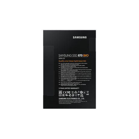 SAMSUNG 870 QVO SATA 2.5" SSD 2TB Black
