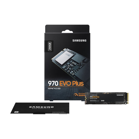 SAMSUNG 970 EVO Plus NVMe M.2 SSD 250GB Black