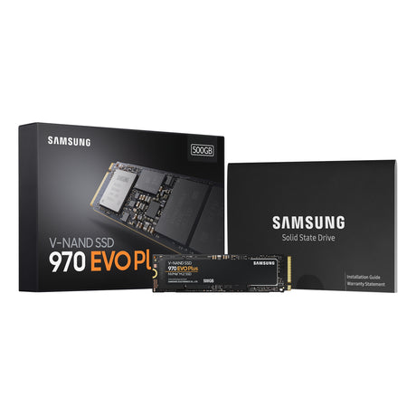 SAMSUNG 970 EVO Plus NVMe M.2 SSD 500GB Black