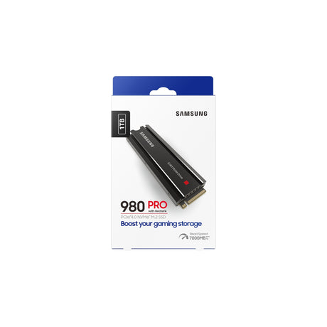 SAMSUNG 980 PRO NVMe 1TB con Dissipatore di calore, SSD interno Black