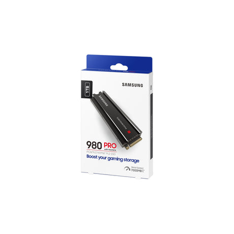 SAMSUNG 980 PRO NVMe 1TB con Dissipatore di calore, SSD interno Black