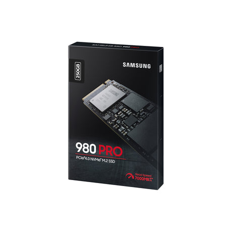 SAMSUNG 980 PRO NVMe M.2 SSD 250GB, SSD interno Black