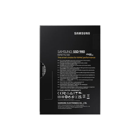 SAMSUNG 980 NVMe M.2 SSD 500GB Black
