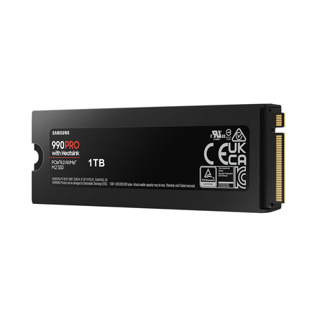 SAMSUNG 990 PRO NVMe 1TB con Dissipatore di calore, SSD interno Black