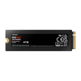 SAMSUNG 990 PRO NVMe 4TB con Dissipatore di calore, SSD interno Black