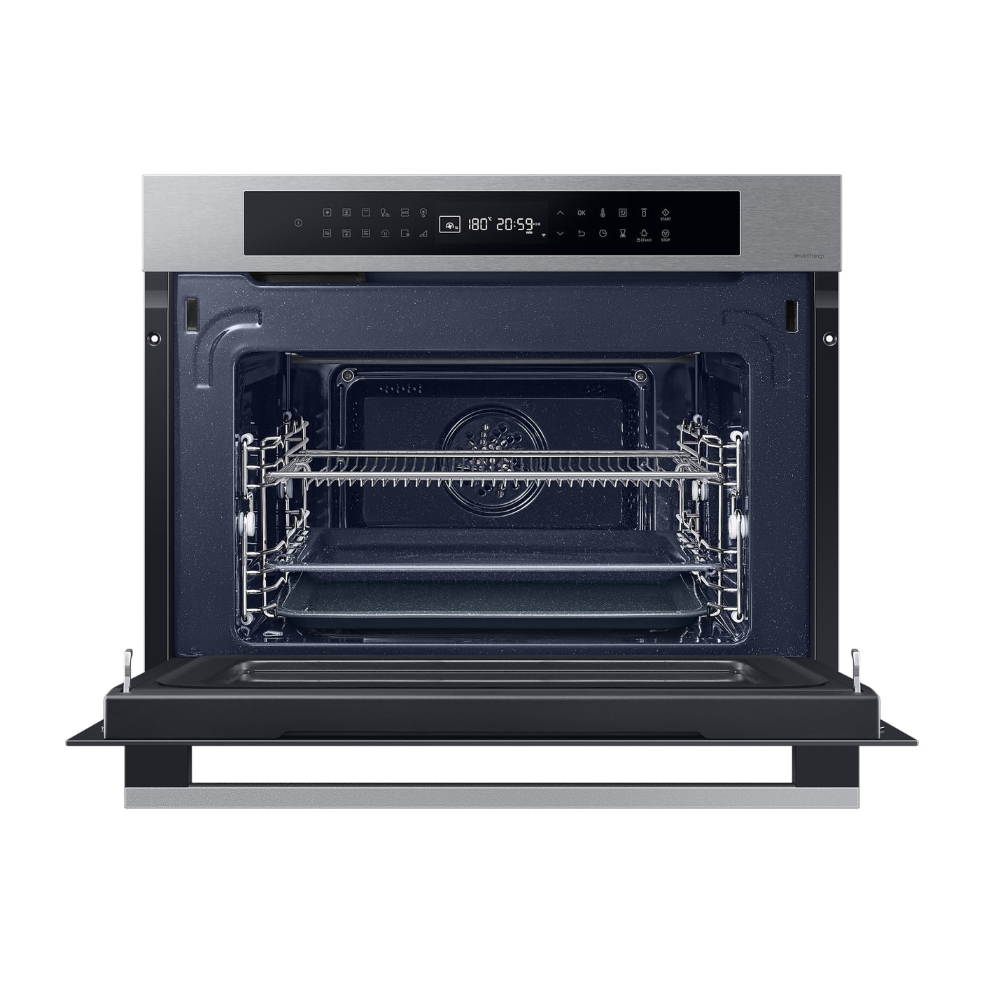 SAMSUNG Forno Multifunzione Plus con microonde compatto Serie 4 50l NQ5B4363EBS