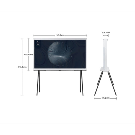 SAMSUNG The Serif 4K 50" LS01B TV 2022 Cloudwhite