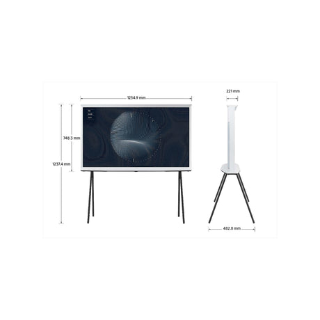 SAMSUNG The Serif 4K 55" LS01B TV 2022 Cloudwhite