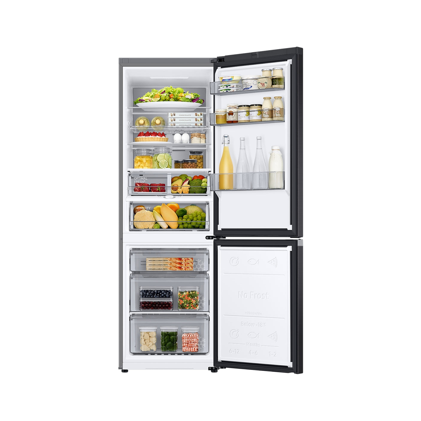 SAMSUNG Frigorifero Combinato EcoFlex 1.85m 344L Antracite (RB34C775CB1/EF)
