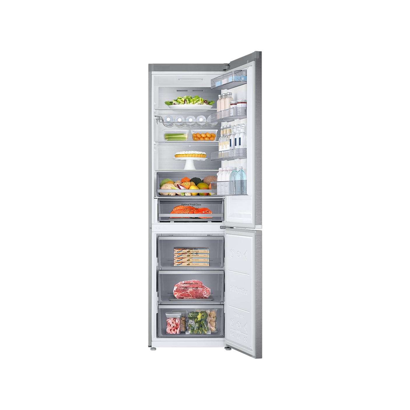 SAMSUNG Frigorifero Combinato Kitchen Fit 2m 368L Silver (RB36R8839SR/EF)