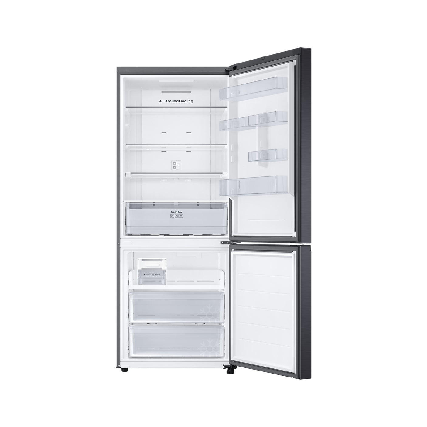 SAMSUNG Frigorifero Combinato FIRST 75 AI largo 75cm Total No Frost 508L Antracite (RB50DG601EB1EF)