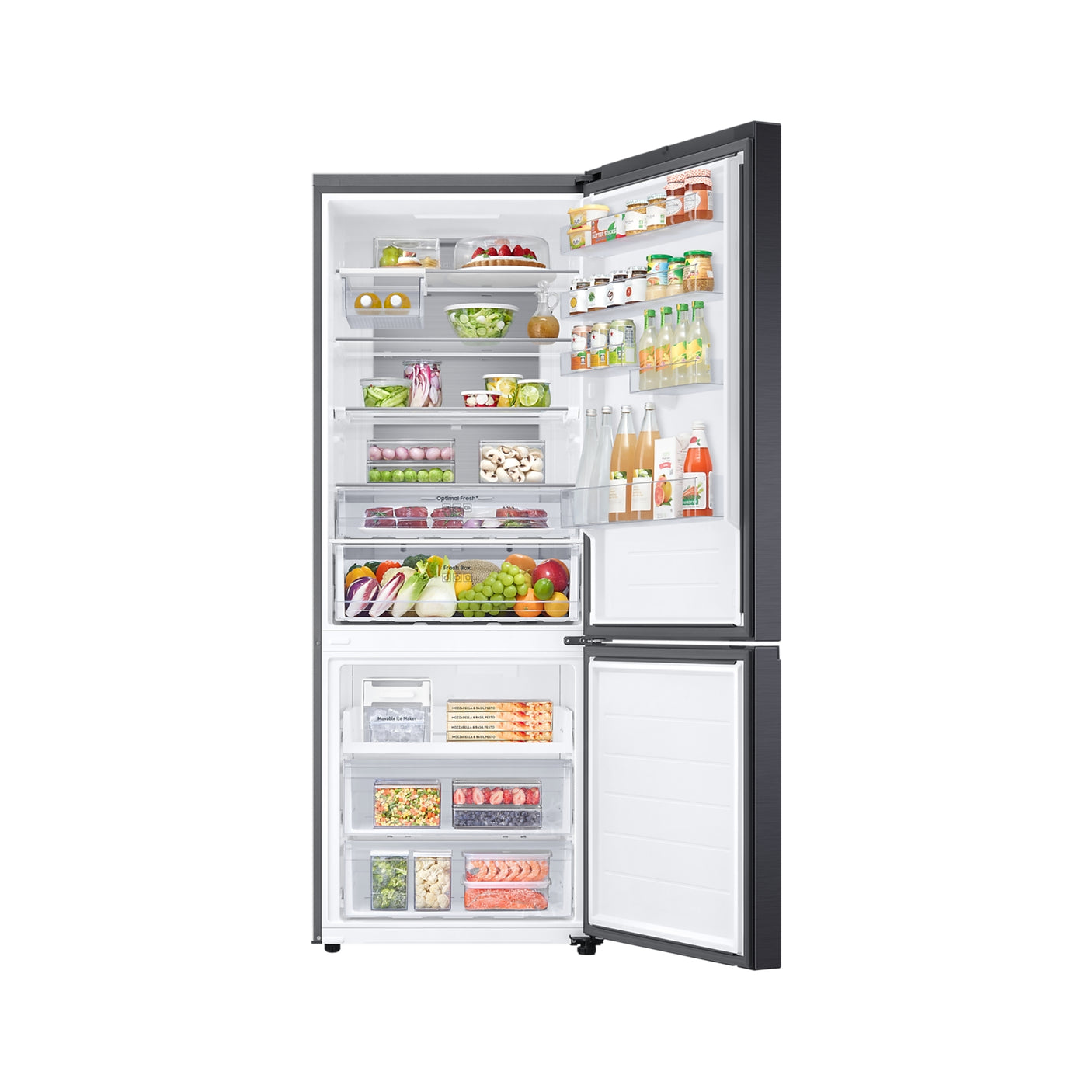 SAMSUNG Frigorifero Combinato F1RST 75 AI largo 75cm Total No Frost 538L Antracite (RB53DG706AB1EF)