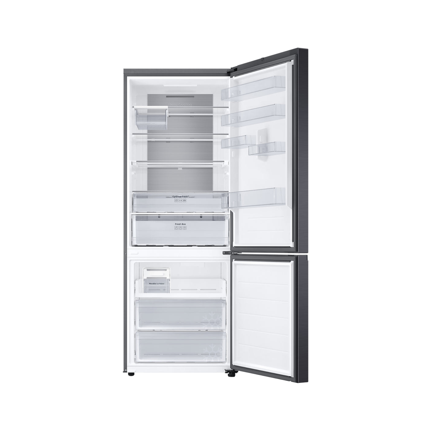 SAMSUNG Frigorifero Combinato F1RST 75 AI largo 75cm Total No Frost 538L Antracite (RB53DG706AB1EF)
