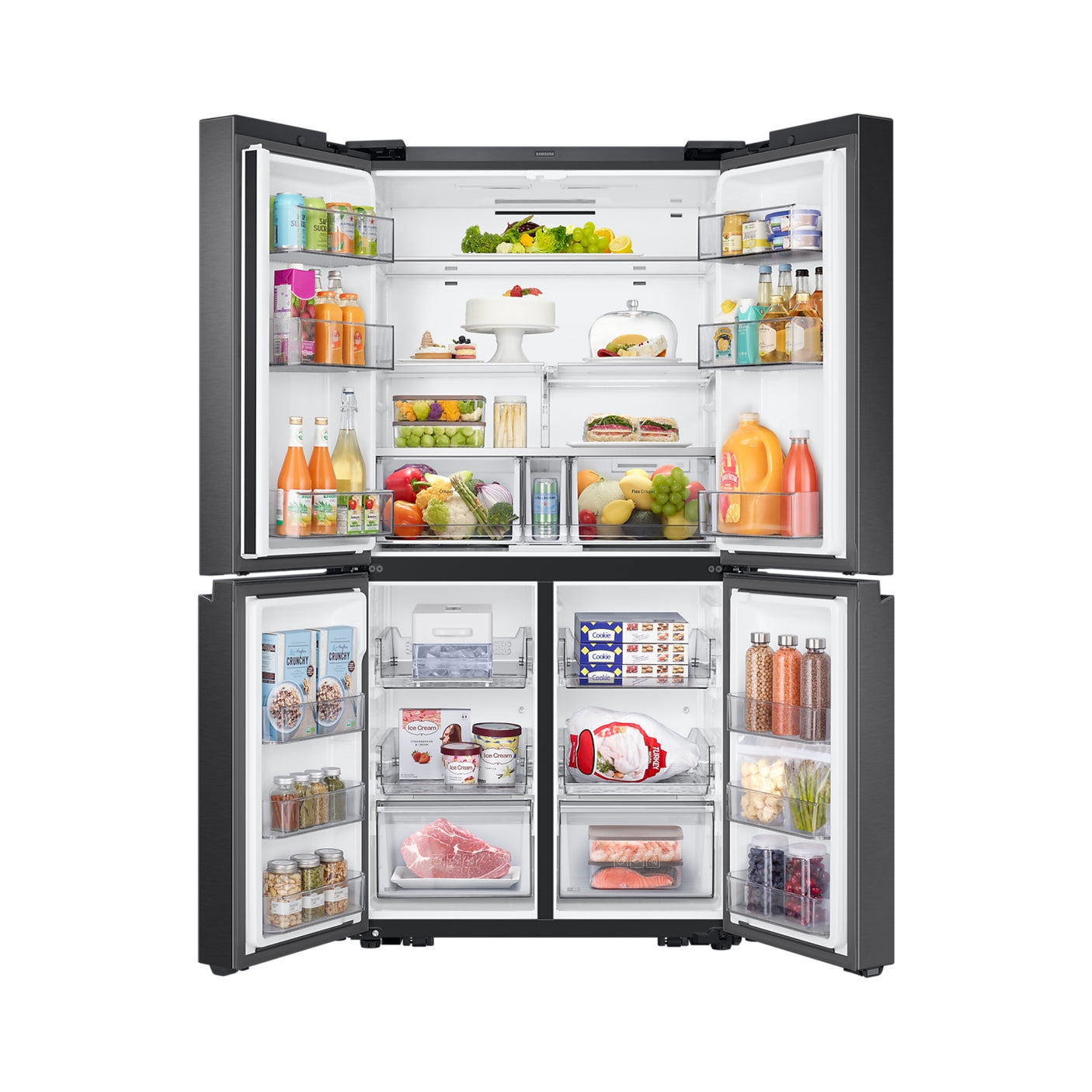 SAMSUNG Frigorifero Quattro Porte Antracite (RF65A90TEB1/ES)