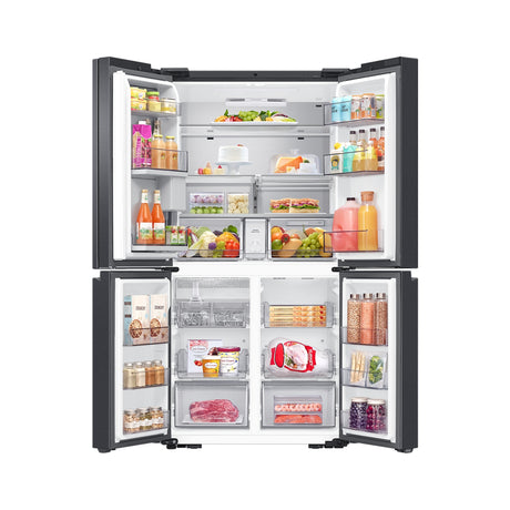 SAMSUNG Frigorifero 4 Porte Family Hub AI con Beverage Center 636L Black (RF65DG9H0EB1EF)