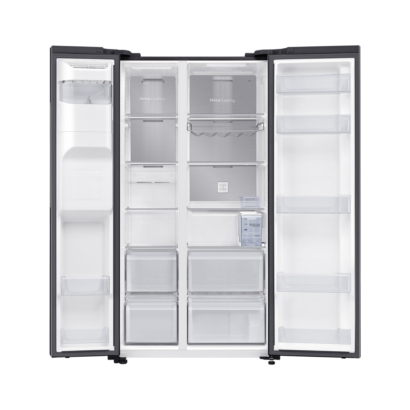 SAMSUNG Frigorifero Side by Side Air Space AI 635L Antracite (RS64DG53M3B1EF)