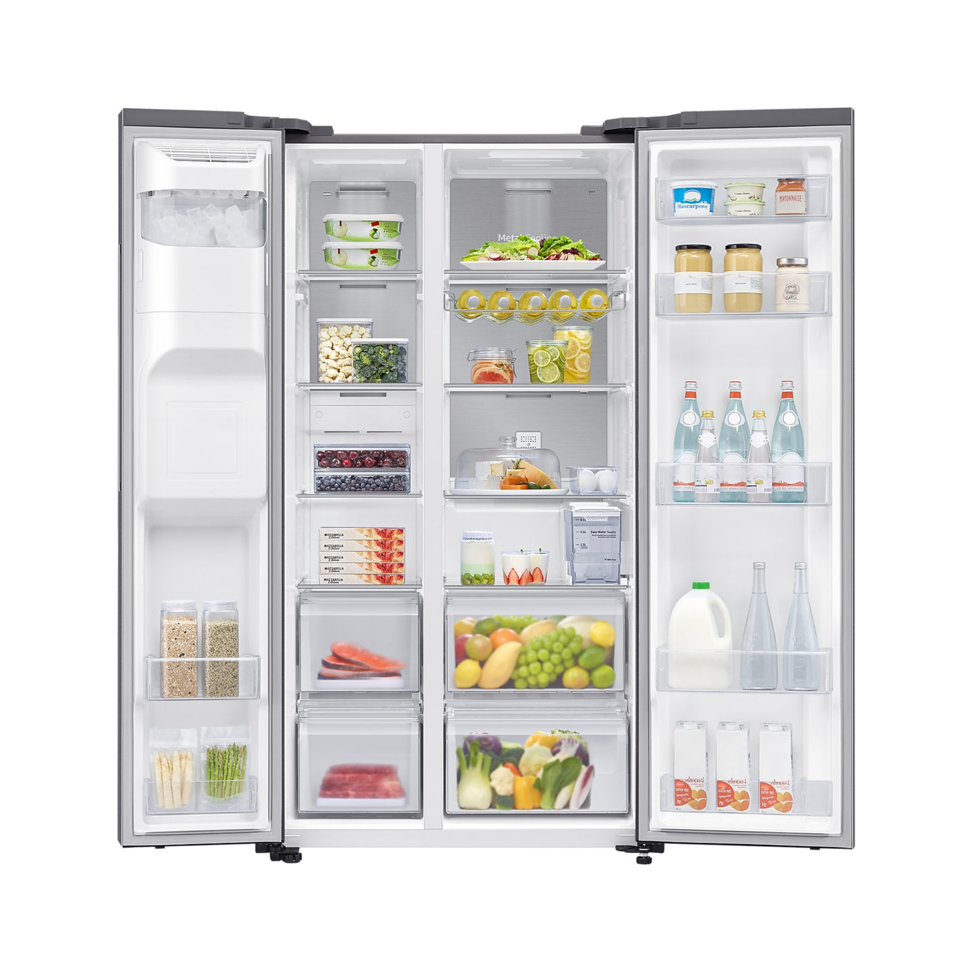 SAMSUNG Frigorifero Side by Side Air Space AI 635L Inox (RS64DG53M3SLEF)