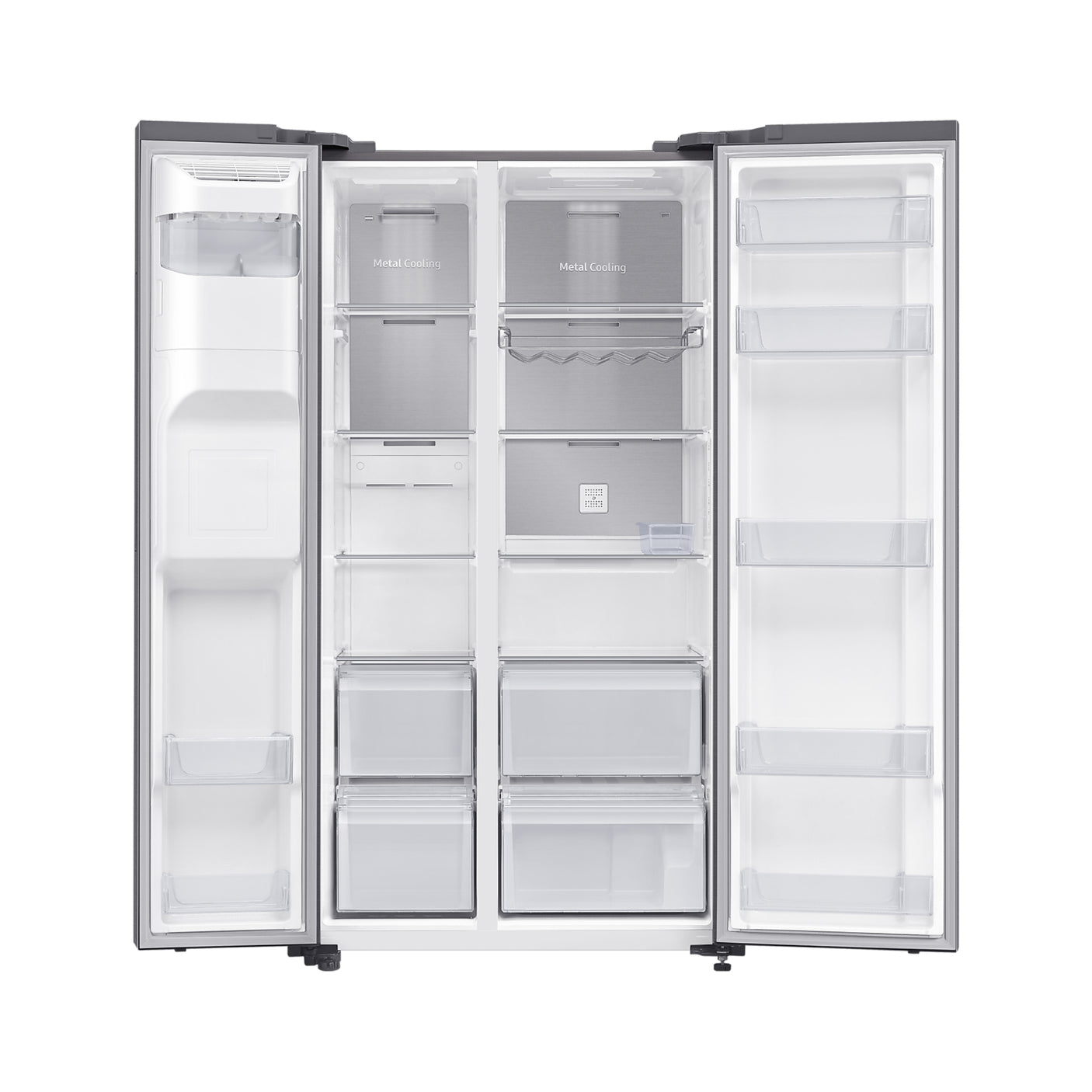 SAMSUNG Frigorifero Side by Side Air Space AI 635L Inox (RS65DG54M3SLEF)